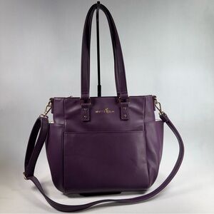 White Elm CARINA Tote Bag Diaper Bag Plum Purple- Limited Edition Color